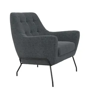 Brayden Upholstered Accent Chair Charcoal