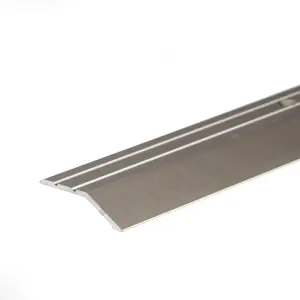 Anodised aluminium door floor bar edge trim threshold ramp 900 x 40mm  A11 inox