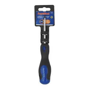 SupaTool Slotted Head Screwdriver Black/Blue (75mm)