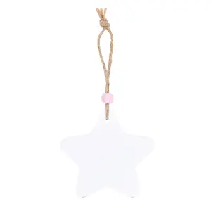 Something Different Mum Star Hanging Sentiment Sign White/Pink/Black (One Size)