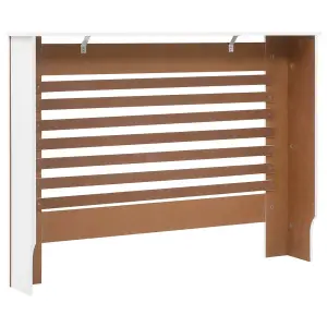 Berkfield Radiator Cover White 112x19x81.5 cm MDF