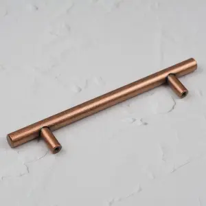 128mm Antique Copper Cabinet Handle Kitchen Cupboard Door Drawer Pull Bedroom Bathroom Wardrobe Furniture Replacement Upcycle