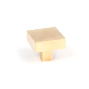 From The Anvil Aged Brass Albers Cabinet Knob - 35mm