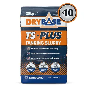 Drybase TS Plus Tanking Slurry 20kg x 10 Pack