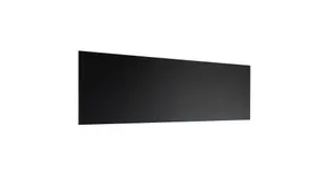 ALLboards 90x30cm Black chalk magnetic panel - black frameless chalk board