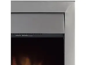 Adam Colorado Electric Fire in Brushed Steel