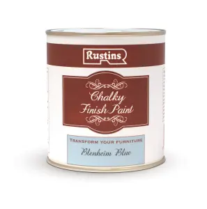 Rustins Chalky Finish Paint Blenheim - Blue 500ml