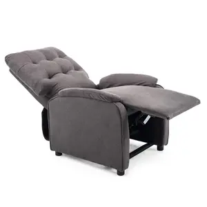 Charlbury Fabric Recliner Armchair Sofa Fireside Chair Reclining Cinema (Charcoal)