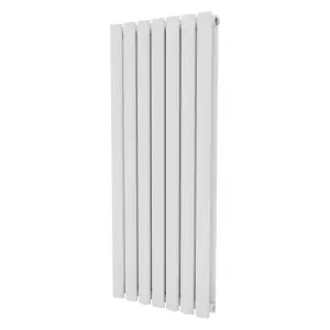 Agadon Neo Duplex Designer Radiator 1000 x 410 mm White - 2495 BTU - 10 Years Guarantee