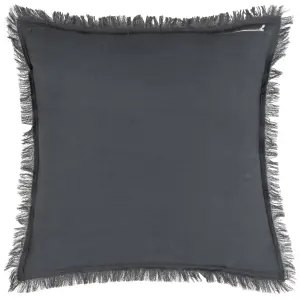 Yard Jaye Velvet Fringed Feather Rich Cushion