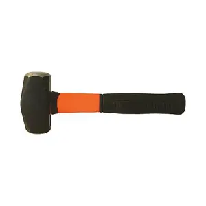 4lb Fibreglass Shaft Lump Hammer Steel Head Shock Absorbing Fibreglass Shaft