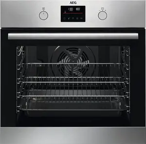 AEG 6000 Steambake Pyrolytic Self Clean Oven bps355061m