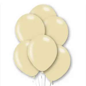 Amscan Latex Balloon (Pack of 10) Pearled Ivory (One Size)