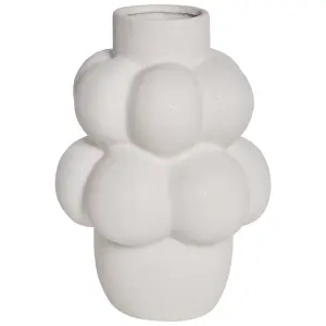 Flower Vase VIMBA Ceramic Off-White