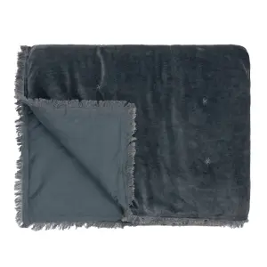 Yard Jaye Fringed Velvet Bedspread