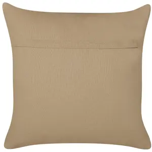 Throw Cushion RUBUS Jute 45 x 45 cm Plant Beige