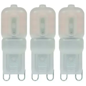 Prolite LED G9 Capsule 2.5W Cool White Diffused (3 Pack)