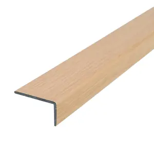 Upvc wood effect stair edge nosing trim pvc self-adhesive 1000mm x 35mm x 20mm e33 beech