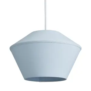 Inlight Daphne Pastel blue Easyfit Lamp shade (D)30.5cm