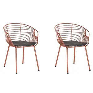 Bonneau Dining Chair (Set of 2) Copper