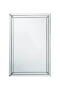 Interiors by Premier Milania Bevelled Clear Edge Wall Mirror