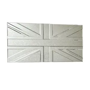 Melody Maison Union Flag Glass Wall Mirror - 90cm x 45cm