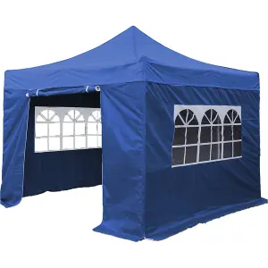 Durable 3x3m Pop-Up Gazebo with Waterproof Side Walls - Ideal Outdoor Garden Pavilion Tent