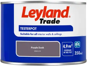 Leyland Trade Vinyl Matt Walls & Ceilings Emulsion Paint Purple Dusk (PPG13-19) 350ml Tester