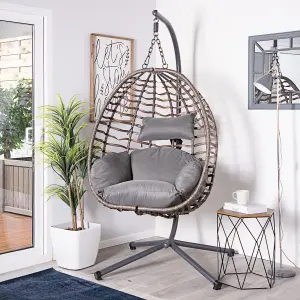 Alfresia Brown Hanging Egg Chair