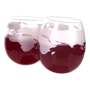 Original Products Bar Originale Globe Rocker Glasses 300ml Set of 2 Clear