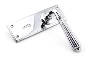 From The Anvil Polished Chrome Hinton Lever Lock Set