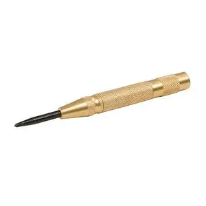 130mm Auto Centre Brass Punch Hardened Tip