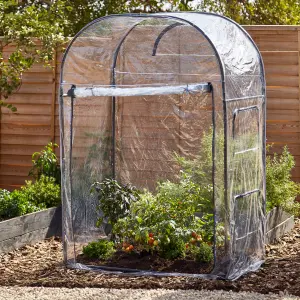 Polyvinyl chloride (PVC) & steel Kitchen Garden Grow tunnel