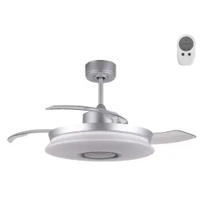 Luminosa Gaby DC Ceiling Fan LED RGB 3CCT Speaker Foldable Blades