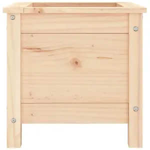 Berkfield Garden Planter 40x40x39 cm Solid Wood Pine