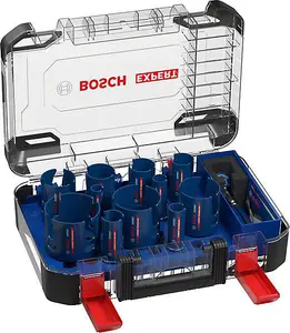 Bosch Professional Tough Material Hole Saw Set - 15-pc, 20-76mm Sizes