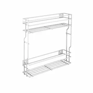 Pull out kitchen basket storage Variant Multi - soft close - 150mm, white, sliding system REJS, left