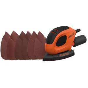 Black+Decker 55W 240V Corded Detail sander - BEW230-GB