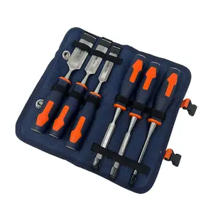 Tomahawk 6pc Chisel Set in a Tool Roll - 6mm, 10mm, 13mm, 19mm, 25mm and 32mm