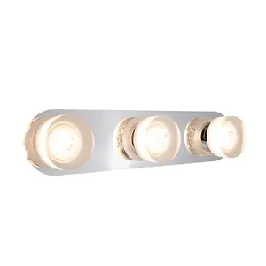 Bubble Effect 3x5W LED Bathroom Wall Light