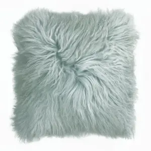 Paoletti Mongolian Natural Sheepskin Polyester Filled Cushion