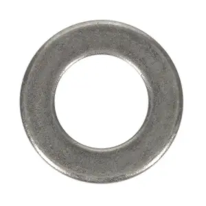 Sealey Flat Washer M16 x 34mm Form C BS 4320 - Pack of 50 Silver FWC1634