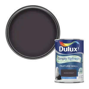 Dulux One coat Decadent damson Matt Emulsion paint, 1.25L