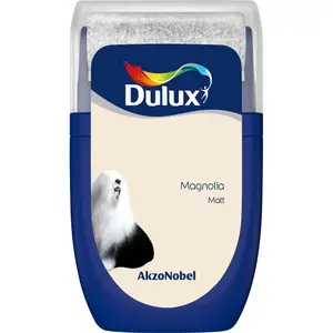 Dulux Standard Magnolia Matt Emulsion paint, 30ml