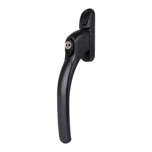 Timber Series Connoisseur MK2 Inline Locking Espag Window Handle - Antique Black (Non Handed)