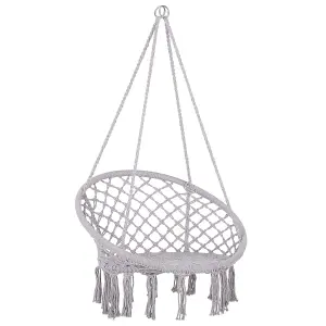 Hanging Chair GABELLA Cotton Light Grey