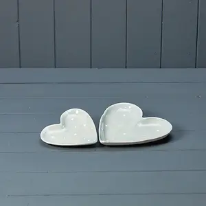 The Satchville Gift Company Ceramic Heart Dish