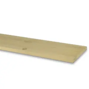 PACK OF 15 (Total 15 Units) - 25mm x 200mm (21mm x 195mm Finish) Planed All Round Softwood Timber - 2.1m Length