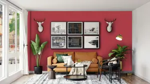 Leyland Trade Vinyl Soft Sheen Walls & Ceilings Emulsion Paint Raspberry Red (RAL 3027) - 5L