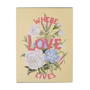 Country Living Wall Plaque - Where Love Lives